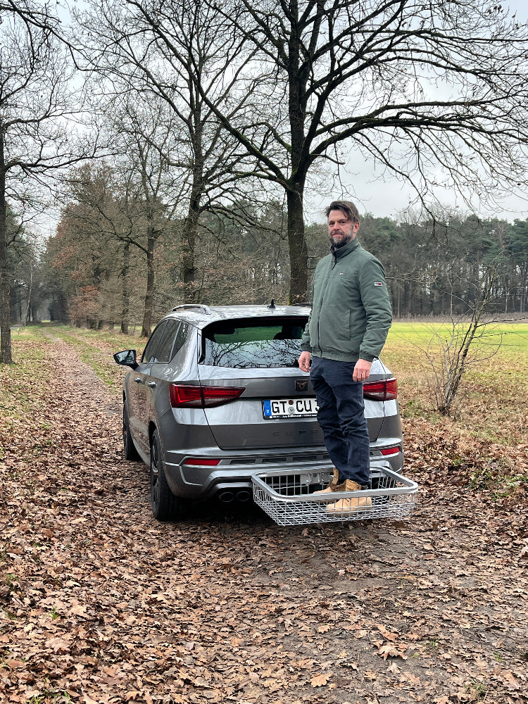 Heckträger Wildträger Transportkorb für Garten und Jagd Wildtransport Waidjagd - 90x60x19cm