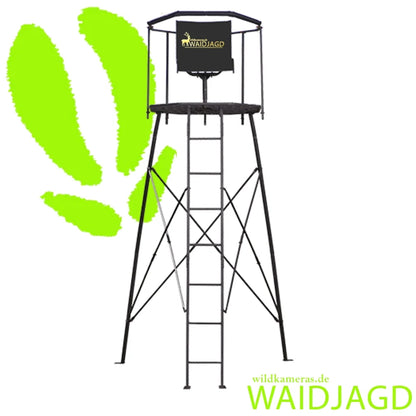 Waidjagd Hochsitz “MATTERHORN 360 Grad” mit umlaufender Auflage