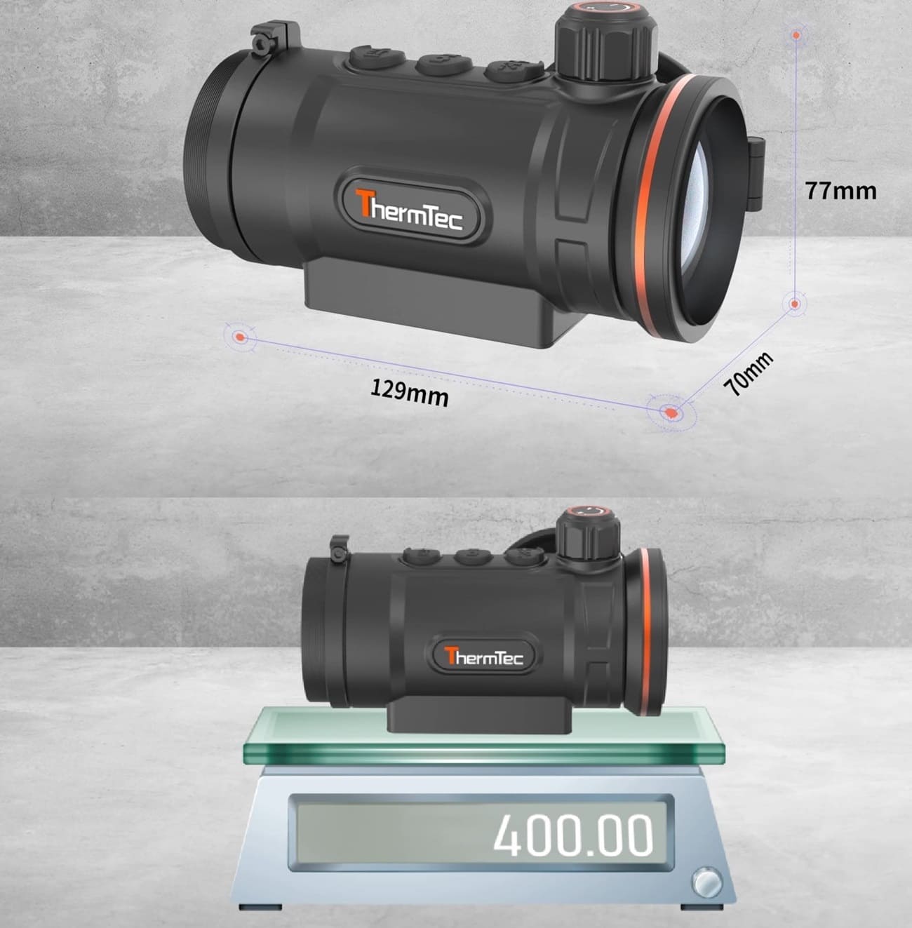 Hunt650 – leichtes und innovatives High-End Wärmebild-Vorsatzgerät mit 640er Sensor & 50 mm Linse