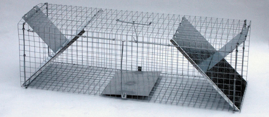 Durchlaufkastenfalle  100x32x32 cm – zum Lebendfang für Mardern, Iltissen & Jungfüchsen